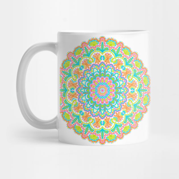 Easter Mandala by Paint Covered